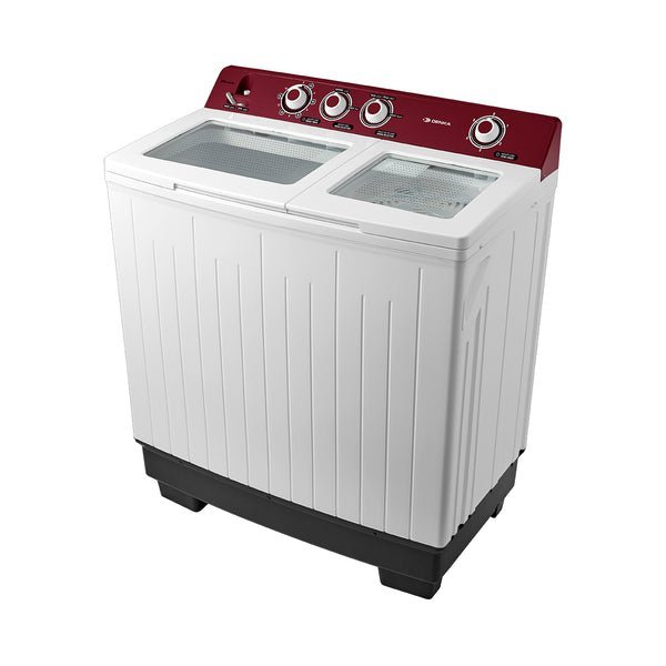 DENKA HI-16550NWR Twin Tub Washing Machine 14Kg, Red