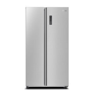 DENKA RS-590FLS Side By Side Refrigerator, Inverter System, Silver