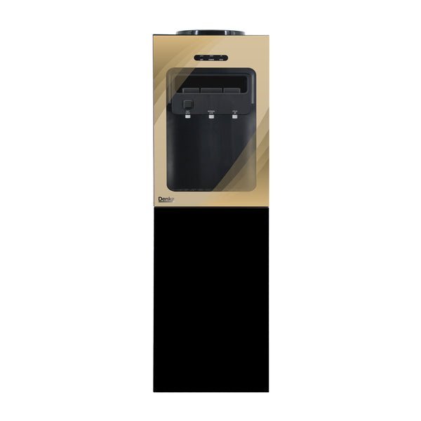 DENKA SL-538EBG Water Dispenser with Fridge, Champagne
